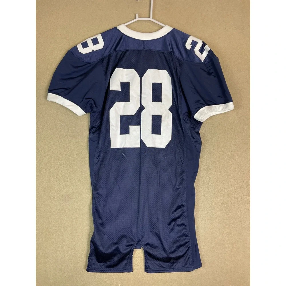 Nike Football Jersey‎ Navy Blue White Number 28 Adult Large